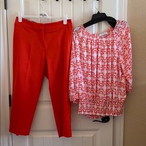 Peter Nygard blouse and Capri set
